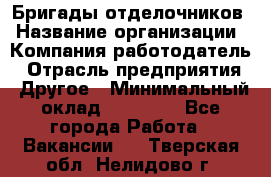 Бригады отделочников › Название организации ­ Компания-работодатель › Отрасль предприятия ­ Другое › Минимальный оклад ­ 15 000 - Все города Работа » Вакансии   . Тверская обл.,Нелидово г.